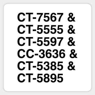 Clone Numbers & Brothers Sticker